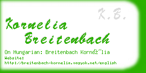 kornelia breitenbach business card